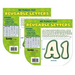 Eureka® S'Cool Era Deco Letters Deco Letters, 181 Characters Per Pack, 2 Packs