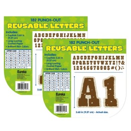 Eureka® Wild Wild Classroom Deco Letters, 181 Characters Per Pack, 2 Packs