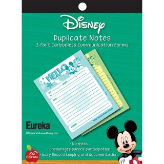Eureka® Mickey® Hello Duplicate Notes, Pack of 50