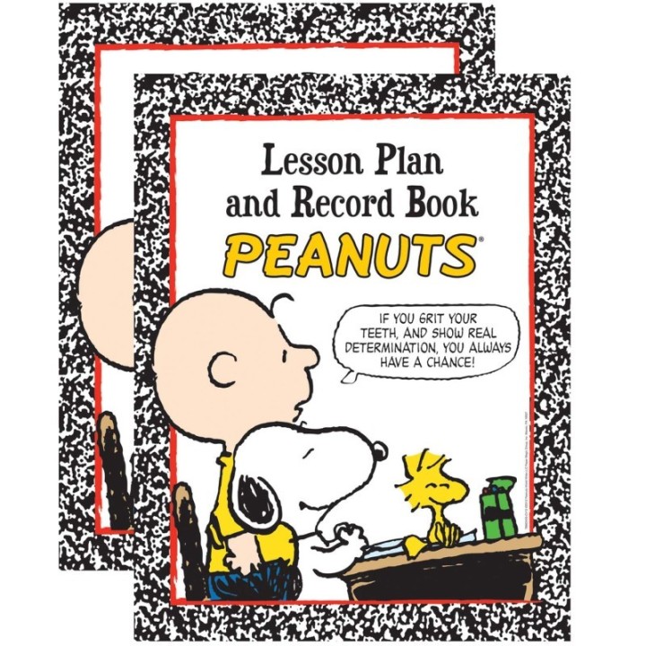 Eureka® Peanuts® Lesson Plan & Record Book, Pack of 2