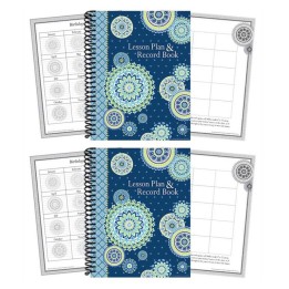Eureka® Blue Harmony Lesson Plan & Record Book, Pack of 2