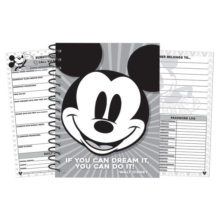Eureka® Mickey Mouse® Throwback Lesson Plan Spiral Bound Book