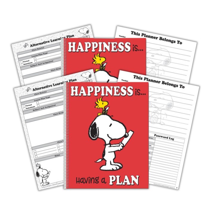 Eureka® Peanuts® Lesson Plan & Record Book, Pack of 2