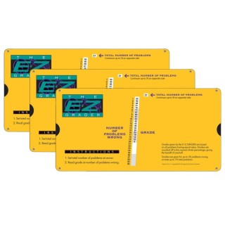 Original E-Z Grader E-Z Grader, Large Print, Yellow, Pack of 3