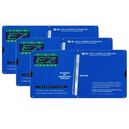 Original E-Z Grader E-Z Grader, Large Print, Blue, Pack of 3