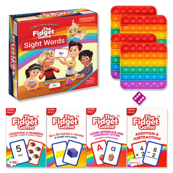 The Fidget Game Kindergarten Learning Bundle