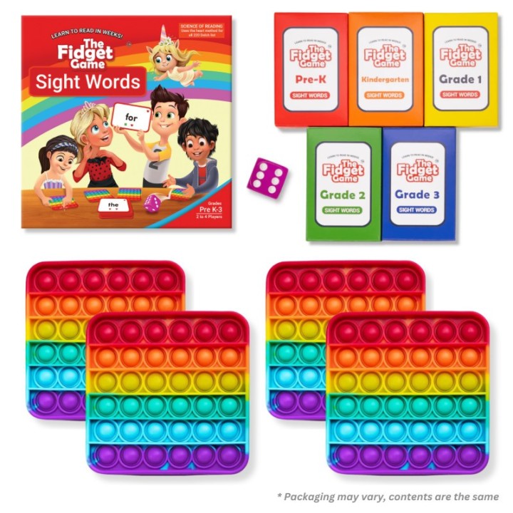 The Fidget Game Sight Words Educational Game