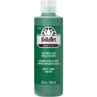 FolkArt Acrylic Paint Matte, 8oz., Holly Leaf