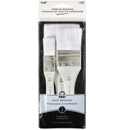 FolkArt White Nylon Chip Set, 3-Piece Set