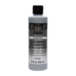 FolkArt Acrylic Paint Metallic, 8oz., Silver Sterling