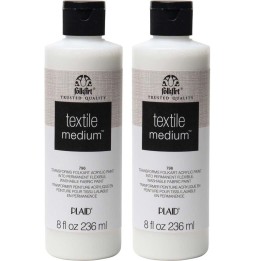 FolkArt Textile Medium, 8oz., Pack of 2