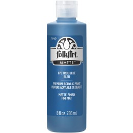 FolkArt Acrylic Paint Matte, 8oz., True Blue