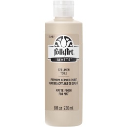 FolkArt Acrylic Paint Matte, 8oz., Linen
