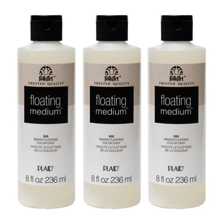 FolkArt Floating Medium, 8oz., Pack of 3