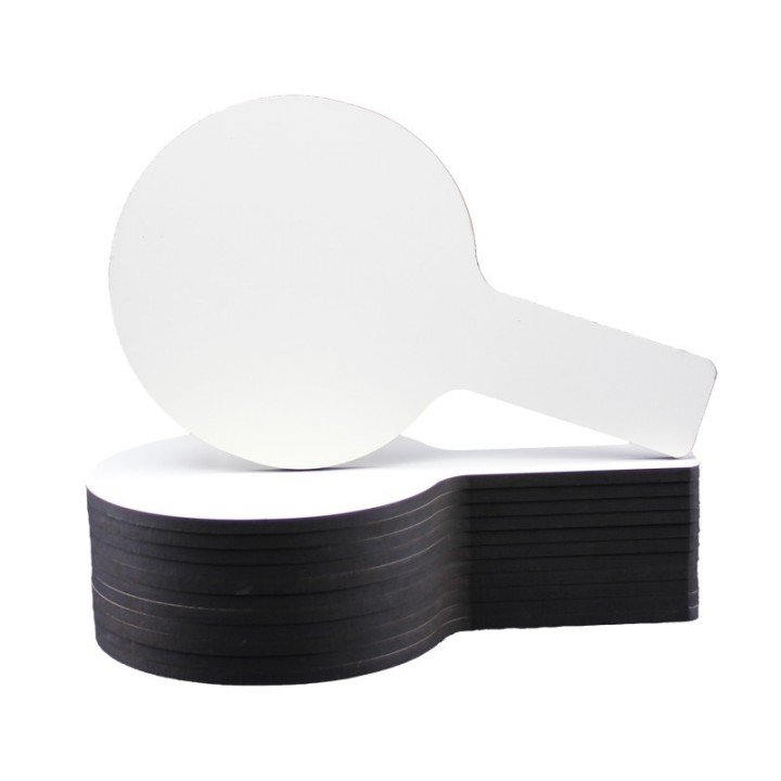 Flipside Products Mini Dry Erase Answer Paddles, 5" x 9", Class Pack of 12