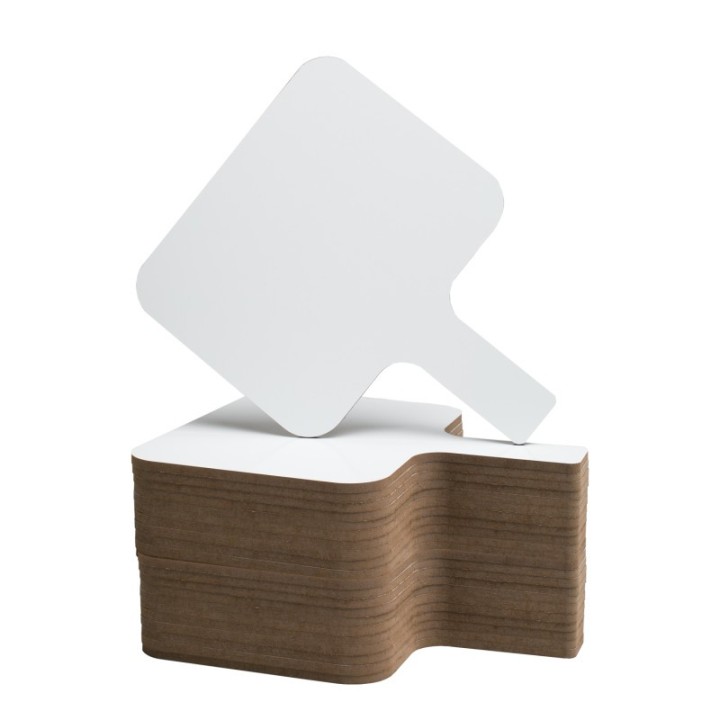Flipside Products Rectangular Dry Erase Answer Paddle, Class Pack of 24