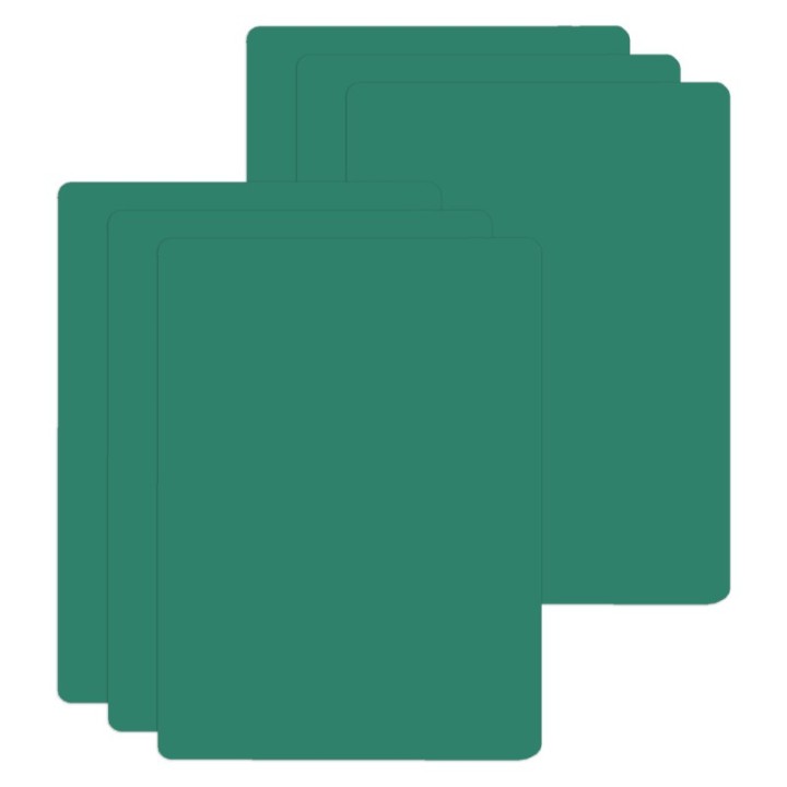 Flipside Products Green Chalk Board, 9.5" x 12", Pack of 6