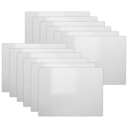 Flipside Products Two-Sided Dry Erase Board, 5" x 7", White, Pack of 12