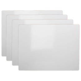 Flipside Products Two-Sided Dry Erase Board, 5" x 7", Pack of 4
