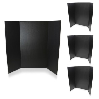 Flipside Products 1-Ply Project Board, 36" x 48", Black, Pack of 4