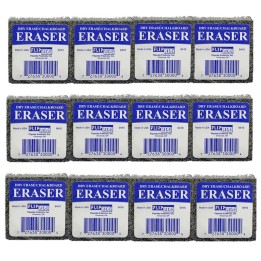 Flipside Products Student Eraser, 2" Width, 2" Length, Pack of 12