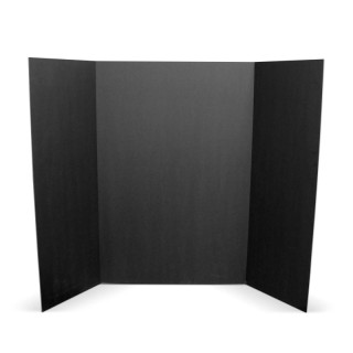 Flipside Products Foam Project Board, 36" x 48", Total Black, Bulk Pack of 24