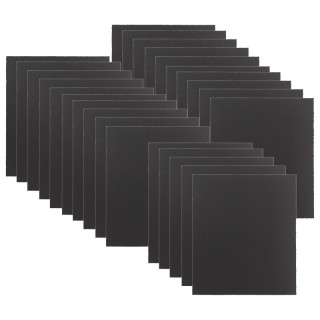 Flipside Products 3/16" Foam Board, 32" x 40", Total Black, Bulk Pack of 25