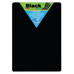 Flipside Products Black Dry Erase Boards, 9" x 12"