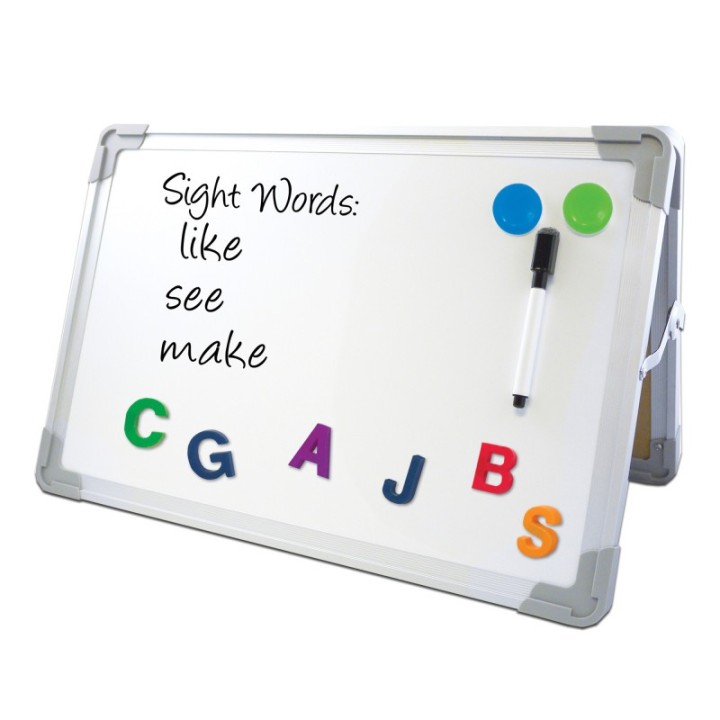 Flipside Products Flipside Magnetic Dry-Erase Desktop Easel Set