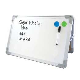 Flipside Products Desktop Easel Set with Pen and Two Magnets, 20" x 16"