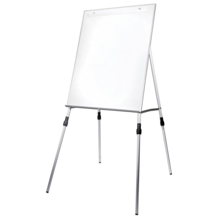 Flipside Products Dry Erase Easel with Adjustable Legs, 46" x 5" x 29.5"