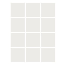 Flipside Products Dry Erase Stickables with Dry Erase Marker, White, 4" x 4", 12 Per Pack, 2 Packs