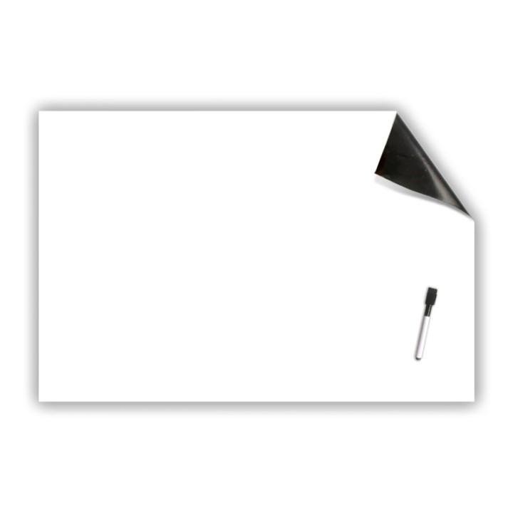 Flipside Products Repositionable Whiteboard Stickable with Dry Erase Marker, 24" x 36"