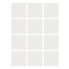 Flipside Products Dry Erase Stickables with Dry Erase Marker, White, 4" x 4", 12 Per Pack, 4 Packs