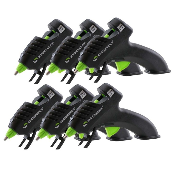 Surebonder® Plus Series Low Temperature Mini Hot Glue Gun, Pack of 6