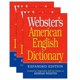 Federal Street Press Webster's American English Dictionary, Expanded Edition, Pack of 3