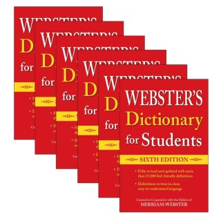 Federal Street Press Webster's Dictionary for Students, Sixth Edition, Pack of 6