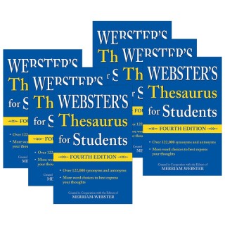 Federal Street Press Webster's Thesaurus for Students, Fourth Edition, Pack of 6