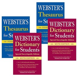 Federal Street Press Webster's For Students Dictionary/Thesaurus Shrink-Wrapped Set, 2 Sets