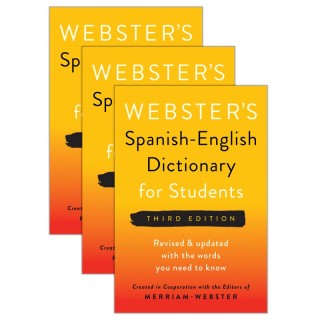 Federal Street Press Webster's Spanish-English Dictionary for Students, Third Edition, Pack of 3