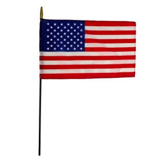 FlagZone Nylon U.S. Classroom Flag, 12" x 18"