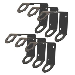 FlagZone Stamped Steel Flag Bracket, Pack of 6