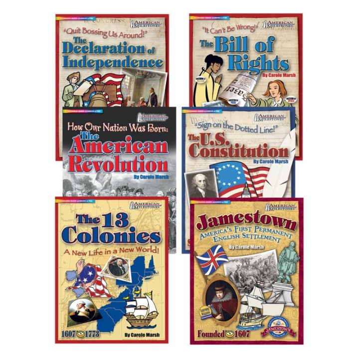 Gallopade 18th Century US History 6 Book Series