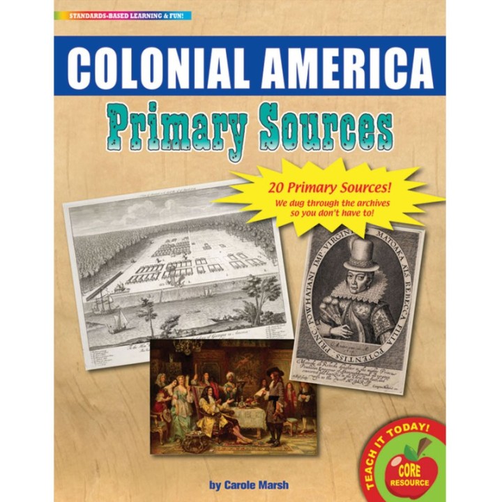Gallopade Primary Sources, Colonial America