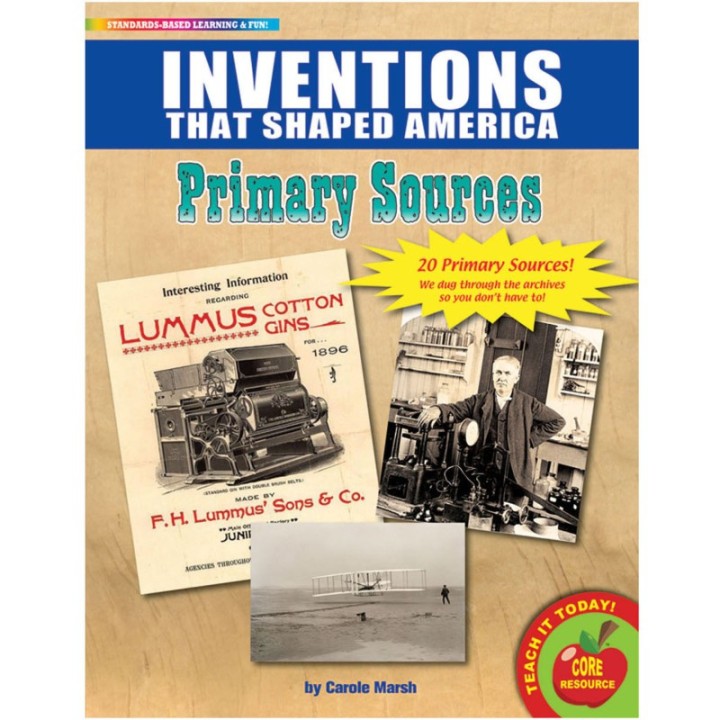 Gallopade Primary Sources, Inventions That Shaped America