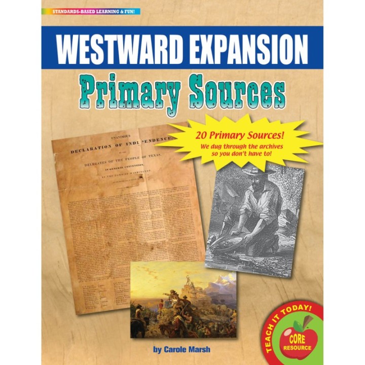 Gallopade Primary Sources, Westward Expansion Movement