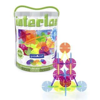 Guidecraft Interlox™ Discs Building Set, 96 Pieces