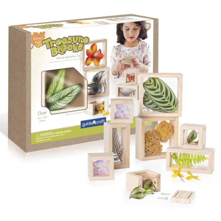 Guidecraft Treasure Blocks, Clear