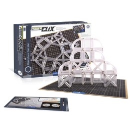 Guidecraft PowerClix® Frames, Clear, Magnetic Building Set, 74 Pieces