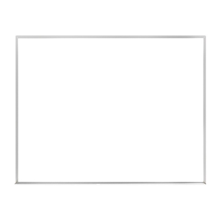 Ghent® Non-Magnetic Whiteboard with Aluminum Frame, 2'H x 3'W